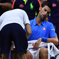 Novak-Djokovic-tired-after-match