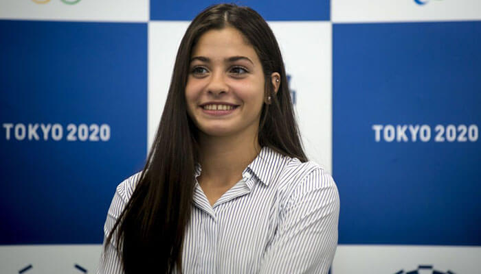 Photo of Yusra Mardini in Tokyo 2020 Olympics